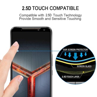 For Asus ROG Phone II ZS660KL Full Glue Full Cover Screen Protector Tempered Glass Film