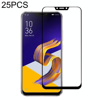 For Asus Zenfone 5z ZS620KL 25 PCS Full Glue Full Cover Screen Protector Tempered Glass Film