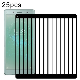 For Sony Xperia XZ2 Compact 25pcs 3D Curved Edge Full Screen Tempered Glass Film