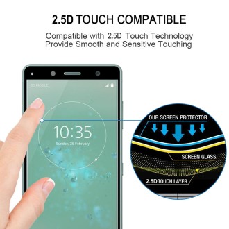 For Sony Xperia XZ2 Compact 25pcs 3D Curved Edge Full Screen Tempered Glass Film