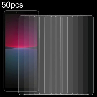 For Sony Xperia 10 V 50pcs 0.26mm 9H 2.5D Tempered Glass Film