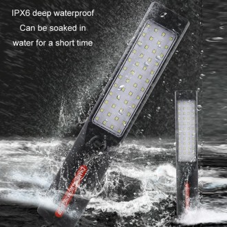 USB Rechargeable Waterproof LED Work Light With Power Display(30x5.5cm)