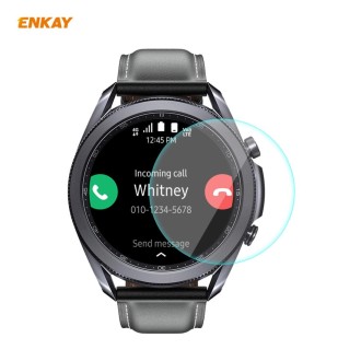 For Samsung Galaxy Watch 3 45mm ENKAY Hat-Prince 0.2mm 9H 2.15D Curved Edge Tempered Glass Screen Protector Watch Film