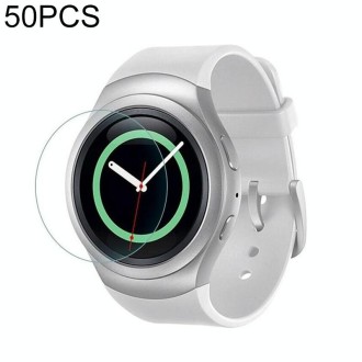 50 PCS For Samsung Gear S3 0.26mm 2.5D Tempered Glass Film