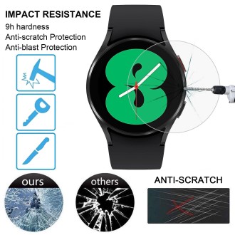 For Samsung Galaxy Watch4 40mm 0.26mm 2.5D 9H Watch Tempered Glass Film Screen Protector