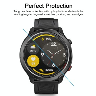 For Zeblaze Stratos 2 Lite 50pcs 0.26mm 2.5D 9H Tempered Glass Film Watch Screen Protector