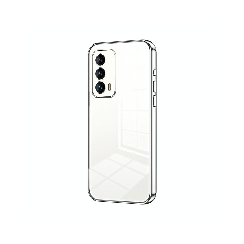 For Meizu 18 / 18s Transparent Plating Fine Hole Phone Case(Silver)