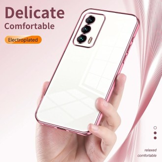 For Meizu 18 / 18s Transparent Plating Fine Hole Phone Case(Silver)