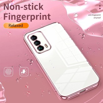 For Meizu 18 / 18s Transparent Plating Fine Hole Phone Case(Silver)