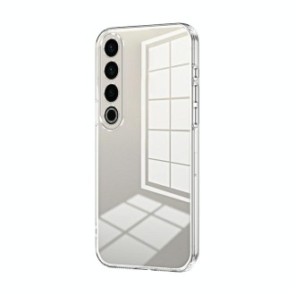 For Meizu 20 Pro Transparent Plating Fine Hole Phone Case(Transparent)