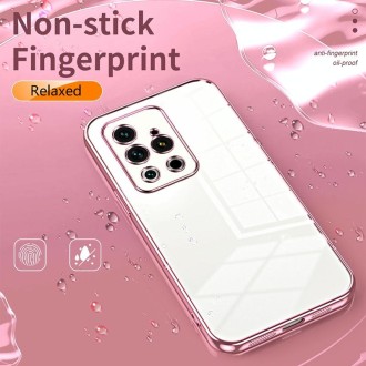 For Meizu 18 Pro / 18s Pro  Transparent Plating Fine Hole Phone Case(Gold)