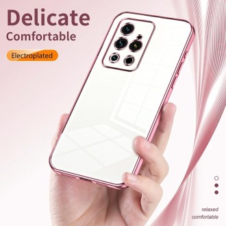 For Meizu 18 Pro / 18s Pro  Transparent Plating Fine Hole Phone Case(Gold)