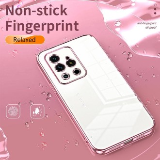 For Meizu 18 Pro / 18s Pro  Transparent Plating Fine Hole Phone Case(Transparent)