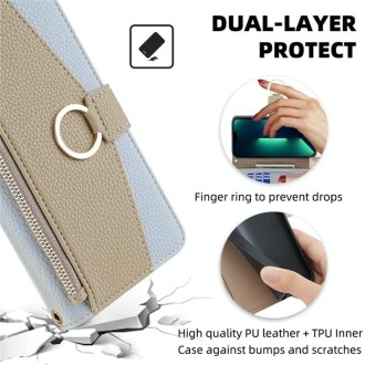 For Meizu Note 9 Crossbody Litchi Texture Leather Phone Case(Blue)