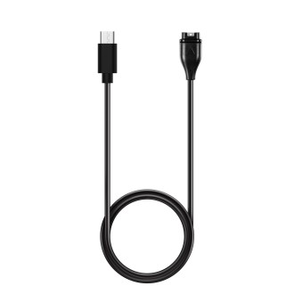 For Garmin Descent G1/Fenix 7/Tactix 7 Universal Type-C / USB-C Smart Watch Charging Cable, Length: 1m(Black)