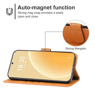 For Meizu 20 Leather Phone Case(Brown)