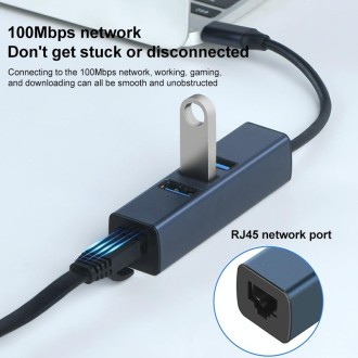 RDS 6307-2 USB to USB3.0 + Triple USB2.0 4 in 1 HUB Adapter