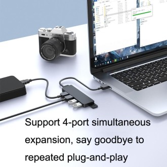 HS080-R USB3.0 120cm 4 Ports Collection High Speed HUB Extensors