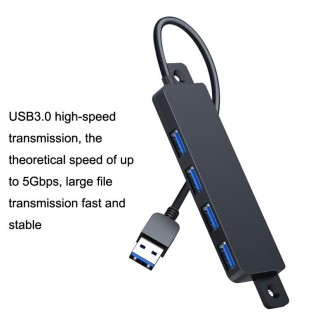 HS080-R USB3.0 120cm 4 Ports Collection High Speed HUB Extensors