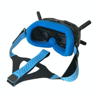 For DJI FPV Goggles V2 Foam Padding Headband Accessories, Blue Face  Mask+Blue Headband