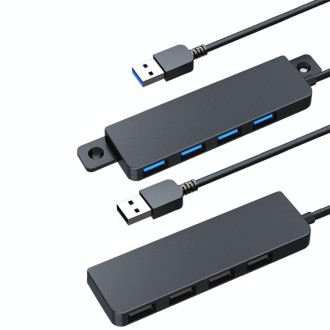 HS080-R USB3.0 60cm 4 Ports Collection High Speed HUB Extensors