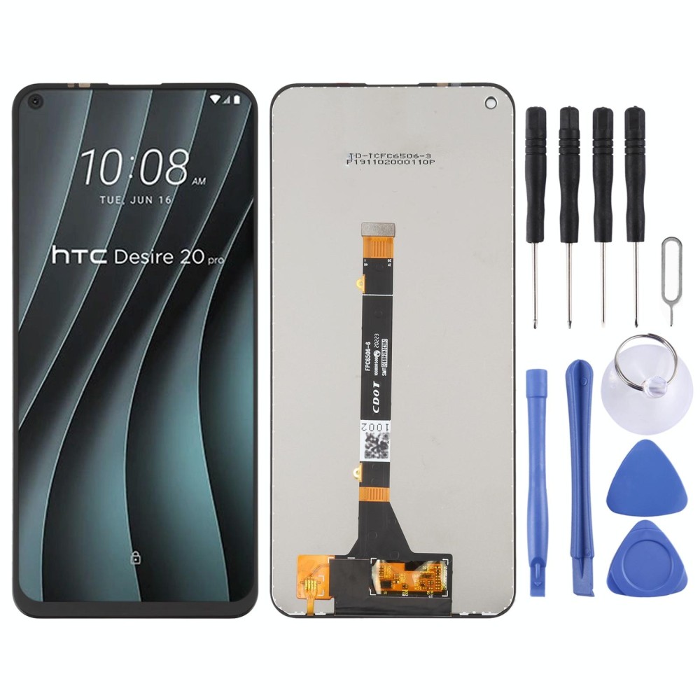 LCD Screen and Digitizer Full Assembly for HTC Desire 20 Pro