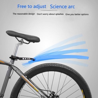 2632 Bicycle Quick Release Mudguards, Style: Ordinary (Gray)