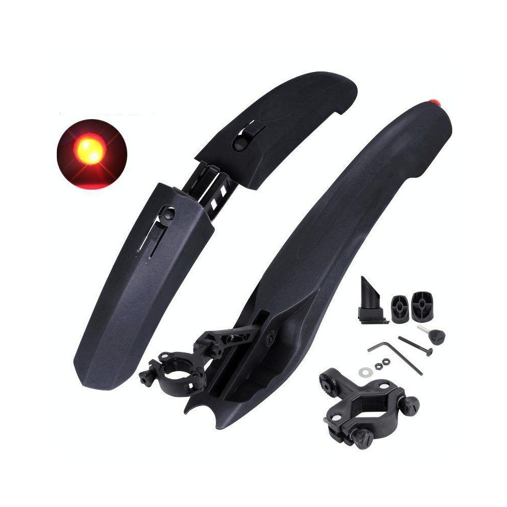 2632 Bicycle Quick Release Mudguards, Style: Widened (Black)