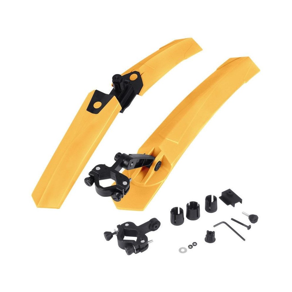 2632 Bicycle Quick Release Mudguards, Style: Ordinary (Yellow)