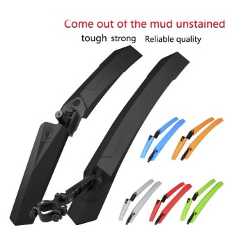 2632 Bicycle Quick Release Mudguards, Style: Ordinary (Yellow)