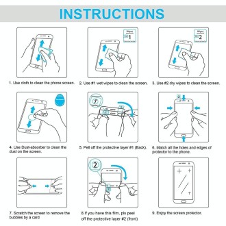 9H Surface Hardness Anti-fingerprint Explosion-proof Tempered Glass Film for Galaxy Tab A 10.1 (2019)