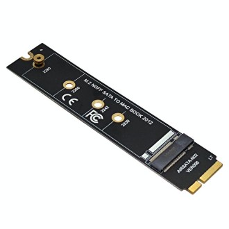 M.2 NGFF SATA To MAC SSD Adapter Riser Card For MacBook Air 2012 A1465 A1466 With Screwdriver