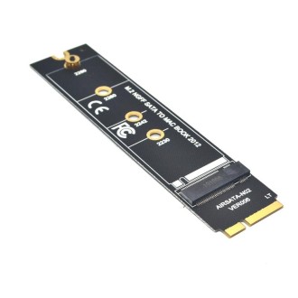 M.2 NGFF SATA To MAC SSD Adapter Riser Card For MacBook Air 2012 A1465 A1466 Long Type