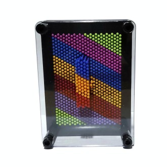 Colorful Handprint Needle Painting 3D Stereo Hand Makrolon Needle, Size: Medium 17.5 x 12.5cm(Black Frame)