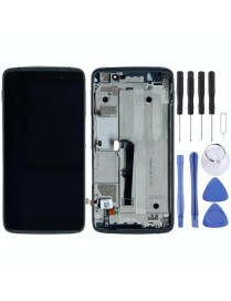 OEM LCD Screen for Alcatel One Touch Idol 4 LTE / 6055 Digitizer Full Assembly with Frame (Black)
