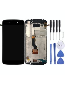 OEM LCD Screen for Alcatel One Touch Idol 3 4.7 LTE / 6039 Digitizer Full Assembly with Frame(Black)