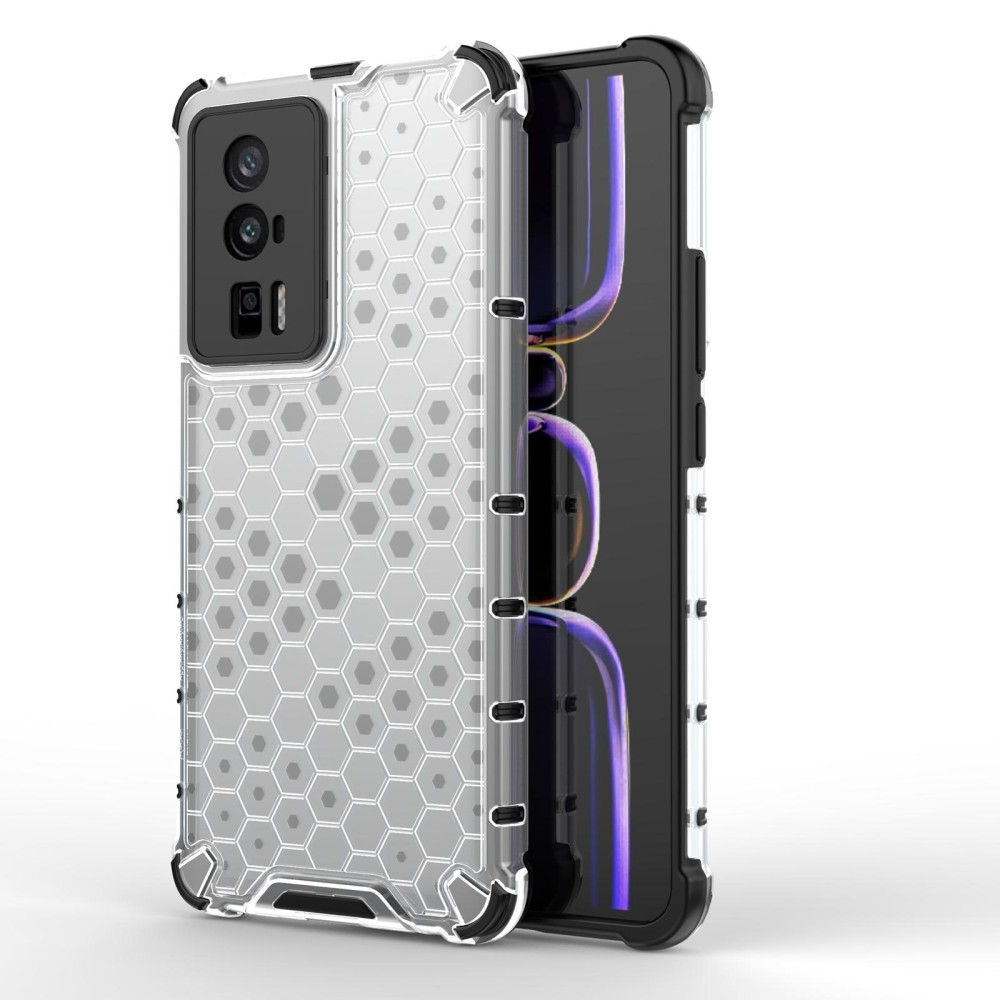 For Xiaomi Redmi K60 / K60 Pro Shockproof Honeycomb Phone Case(White)