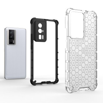 For Xiaomi Redmi K60 / K60 Pro Shockproof Honeycomb Phone Case(White)