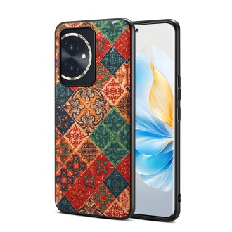 For Honor 100 Four Seasons Flower Language Series TPU Phone Case(Winter Blue)