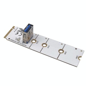 M.2 NVME To USB 3.0 PCI-E Expansion Card  Adapter for Graphics Card(Whiteboard)