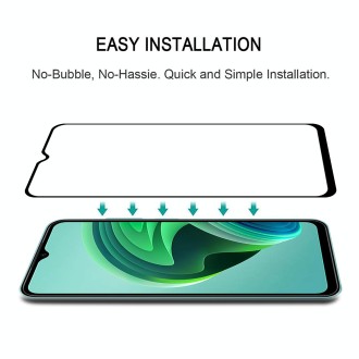 Full Glue Cover Screen Protector Tempered Glass Film For Xiaomi Poco M5 / Poco M4 5G / Redmi Note 11E / Redmi 10 5G / Redmi 10 P