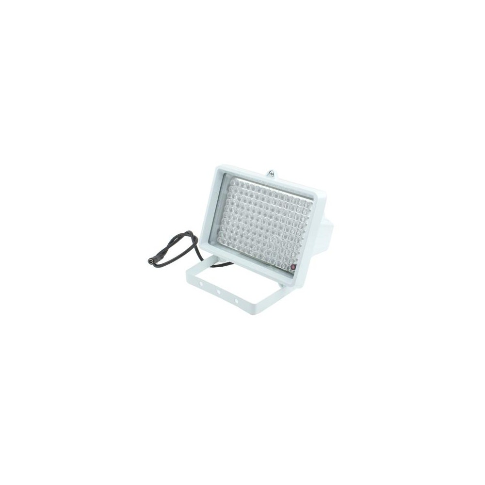 140 LED Auxiliary Light for CCD Camera, IR Distance: 150m (ZT-140LF) , Size: 11x17x12.5cm(White)