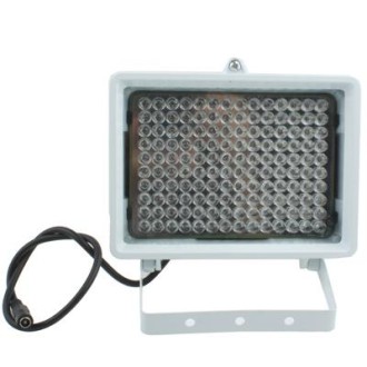 140 LED Auxiliary Light for CCD Camera, IR Distance: 150m (ZT-140LF) , Size: 11x17x12.5cm(White)