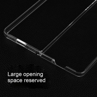 For Samsung Galaxy Z Fold4 5G Transparent PC Flip Phone Case