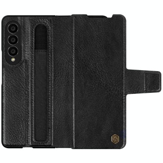 For Samsung Galaxy Z Fold4 5G NILLKIN Ogg Leather Phone Case(Black)