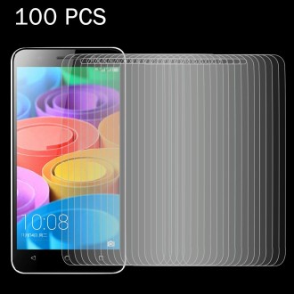 100 PCS for  Huawei Honor 4X 0.26mm 9H Surface Hardness 2.5D Explosion-proof Tempered Glass Screen Film