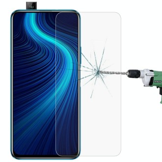 For Huawei Honor X10 Half-screen Transparent Tempered Glass Film