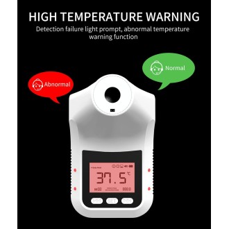 K3 Pro Handsfree Non-contact Forehead Body Light-sensitive Distance Sensor Infrared Thermometer, 2.8 inch LCD Display Screen