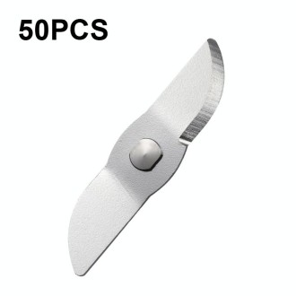 50 PCS CA-M239 Portable Fruit Juicer Blade Semi-Circle Straight 304 Stainless Steel Stirring Knife