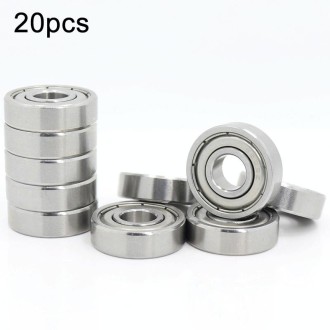 609zz 20pcs Miniature Bearings Silent Deep Groove Ball Bearings